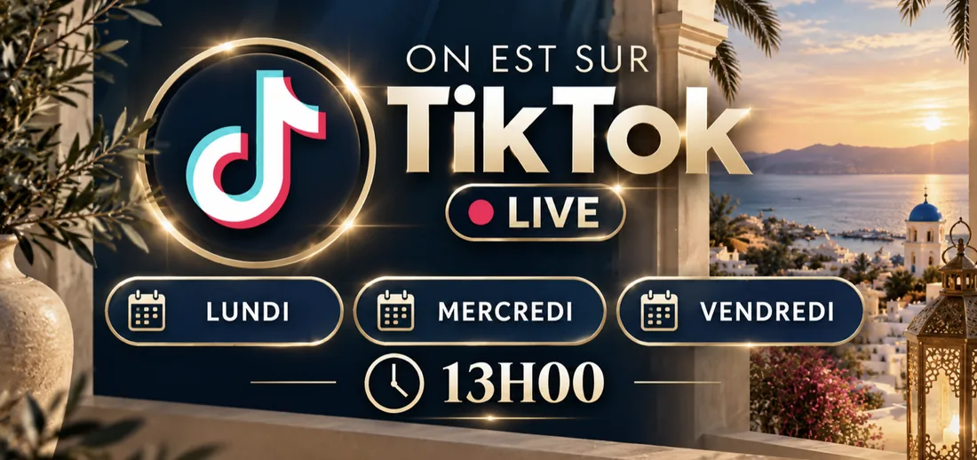 Annonce des directs TikTok : lundi, mercredi et vendredi à 13 h